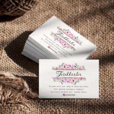 Teşekkür Kartı 009